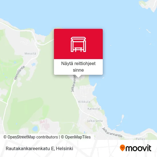 Rautakankareenkatu E kartta