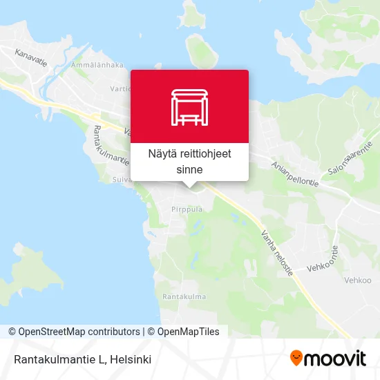 Rantakulmantie L kartta