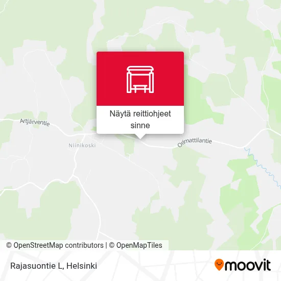 Rajasuontie L kartta