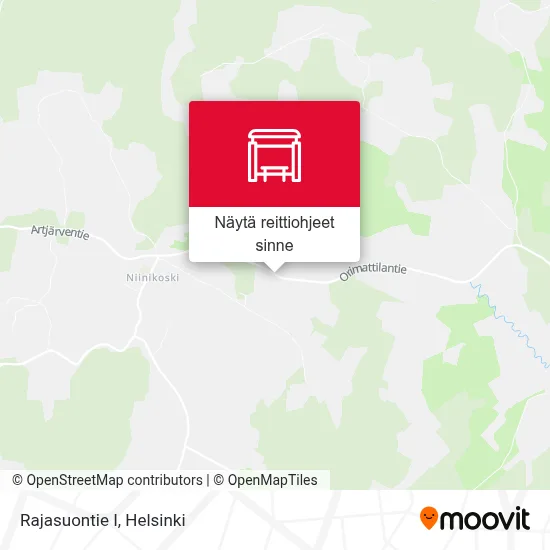Rajasuontie I kartta