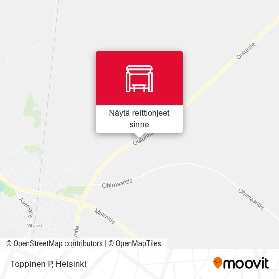 Toppinen P kartta