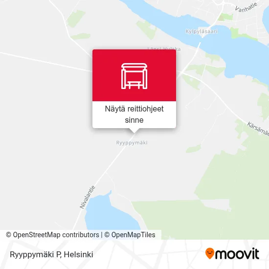 Ryyppymäki P kartta