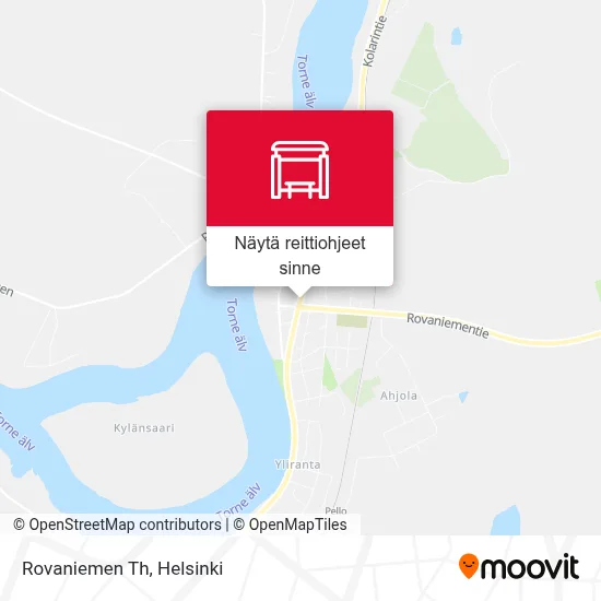 Rovaniemen Th kartta