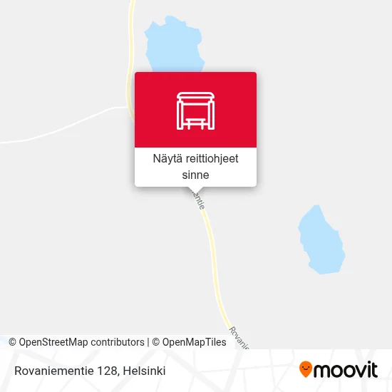 Rovaniementie 128 kartta