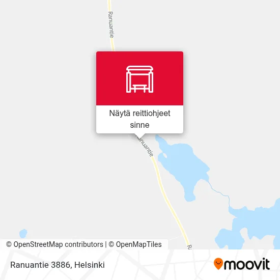 Ranuantie 3886 kartta