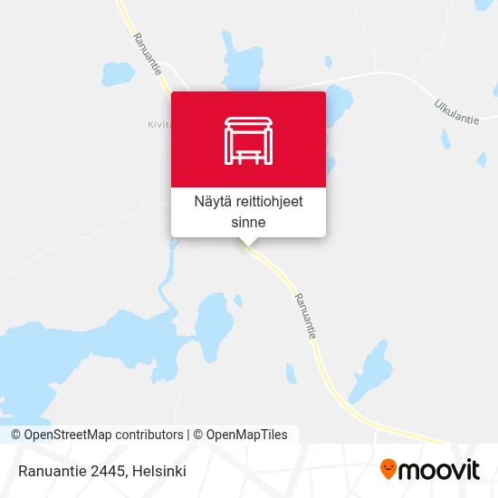 Ranuantie 2445 kartta