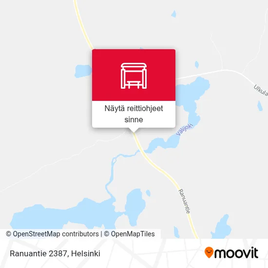 Ranuantie 2387 kartta