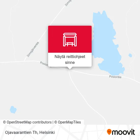Ojavaarantien Th kartta