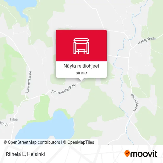 Riihelä L kartta