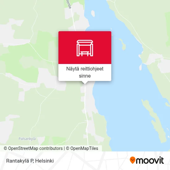 Rantakylä P kartta
