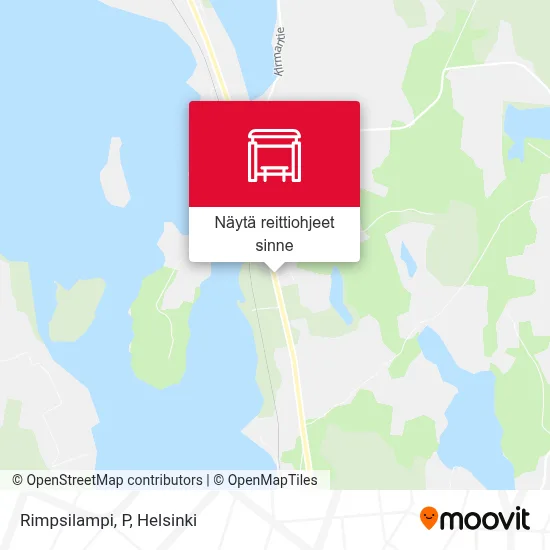 Rimpsilampi, P kartta