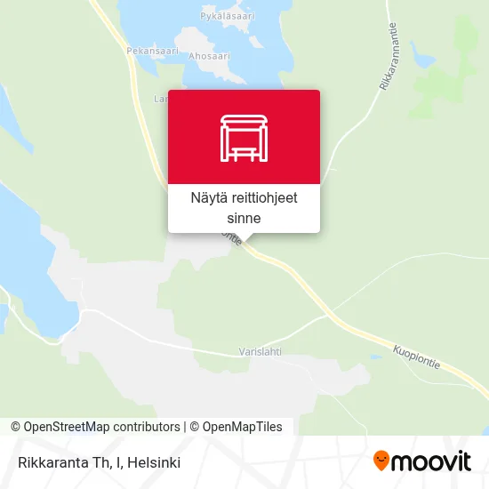 Rikkaranta Th, I kartta