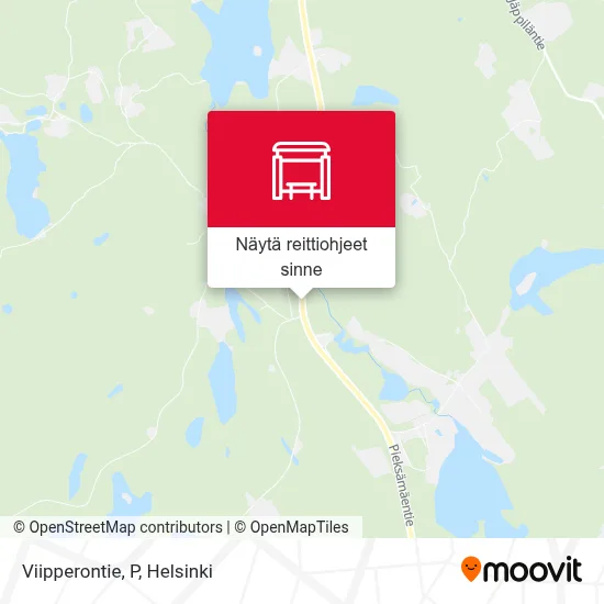 Viipperontie, P kartta