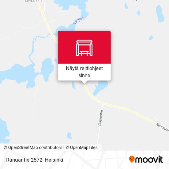Ranuantie 2572 kartta