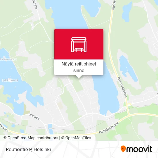 Routiontie P kartta