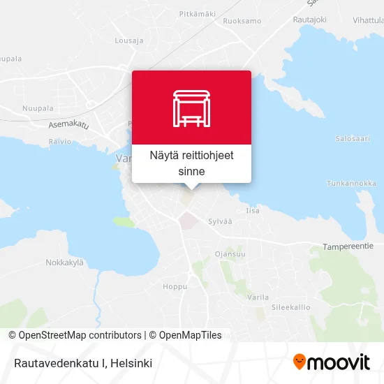 Rautavedenkatu I kartta