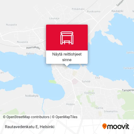 Rautavedenkatu E kartta