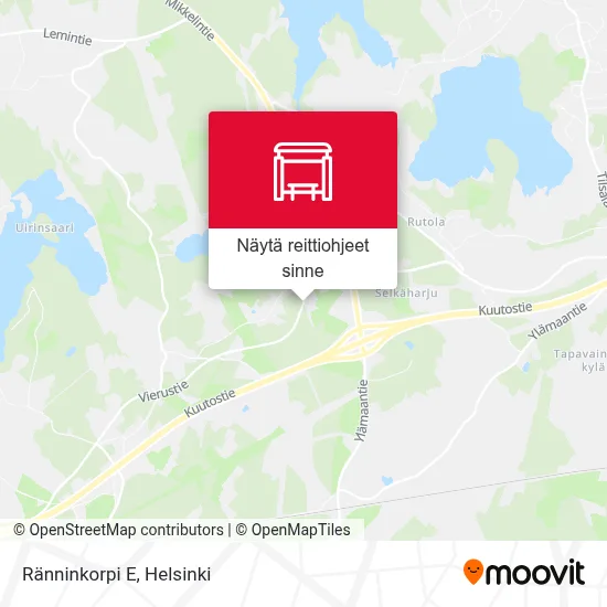 Ränninkorpi E kartta