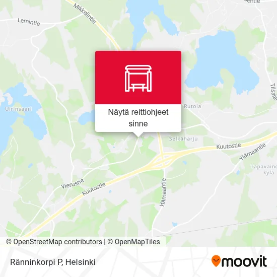 Ränninkorpi P kartta