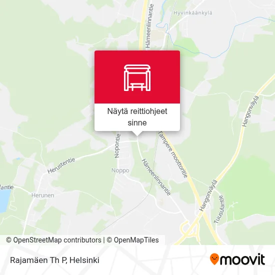 Rajamäen Th P kartta