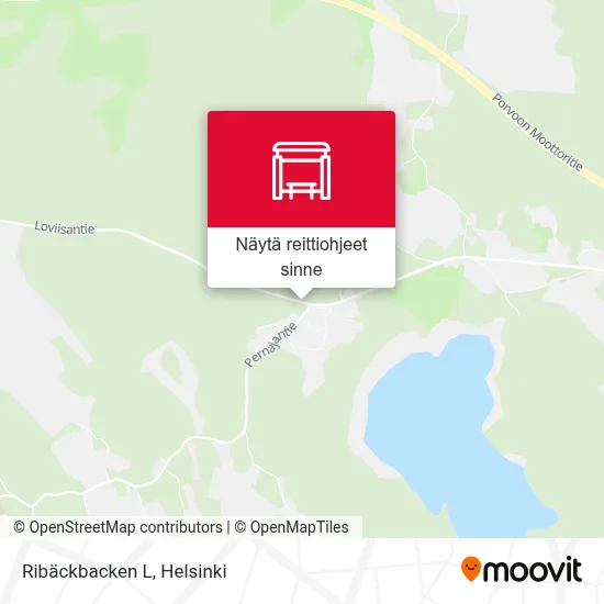 Ribäckbacken L kartta