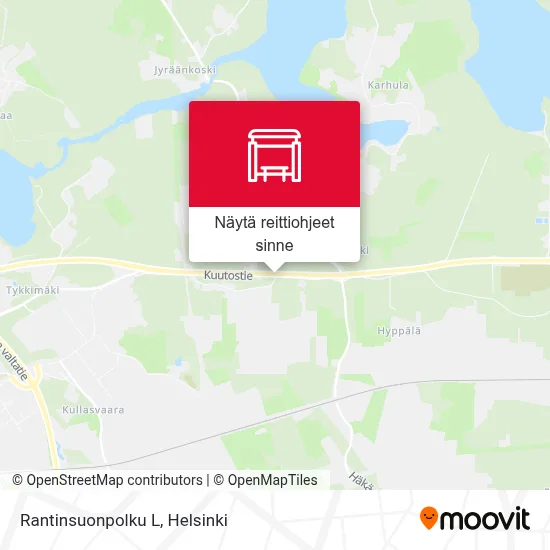 Rantinsuonpolku L kartta