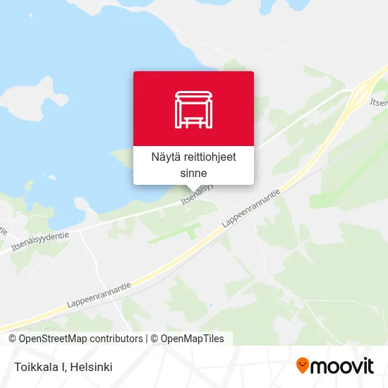 Toikkala I kartta