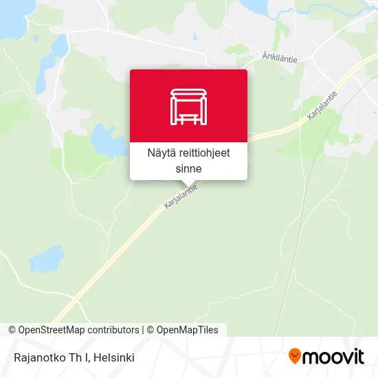 Rajanotko Th I kartta