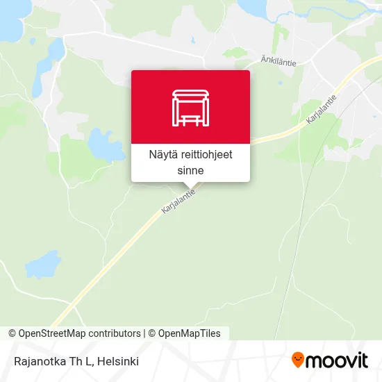 Rajanotka Th L kartta