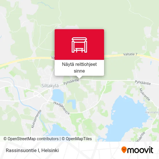 Rassinsuontie I kartta