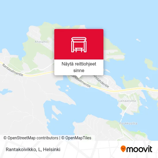 Rantakoivikko, L kartta