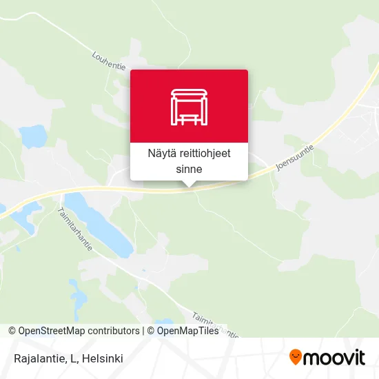 Rajalantie, L kartta