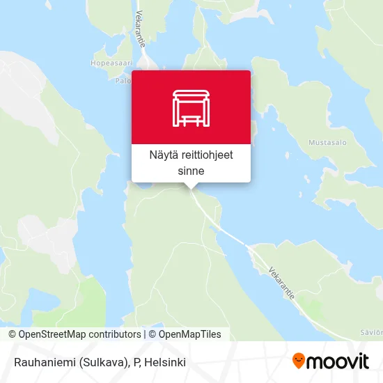 Rauhaniemi (Sulkava), P kartta