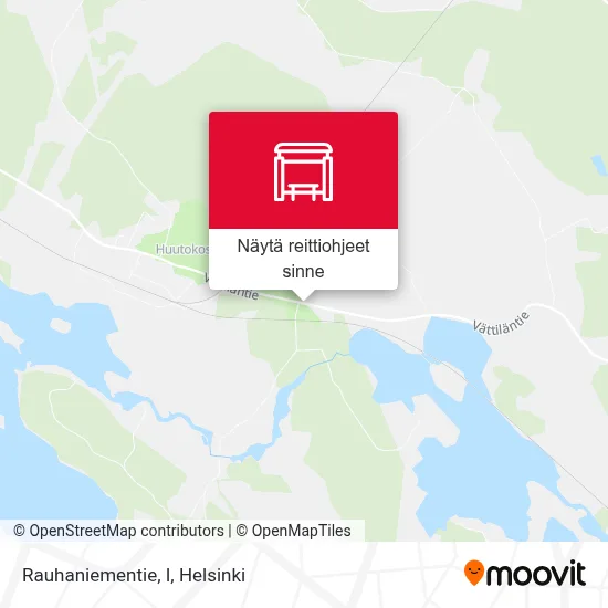 Rauhaniementie, I kartta