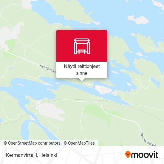 Kermanvirta, I kartta