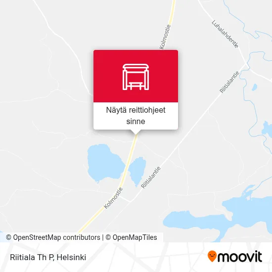 Riitiala Th P kartta