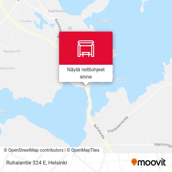 Ruhalantie 324 E kartta