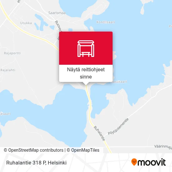 Ruhalantie 318 P kartta