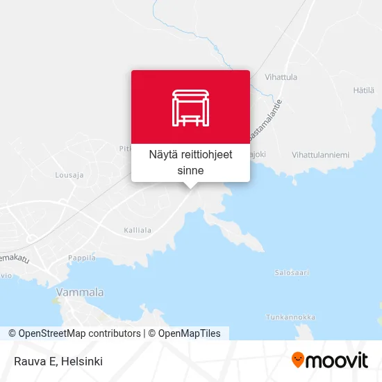 Rauva E kartta