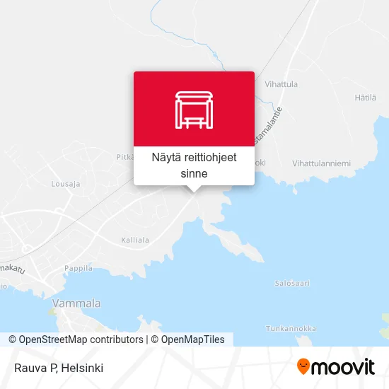 Rauva P kartta