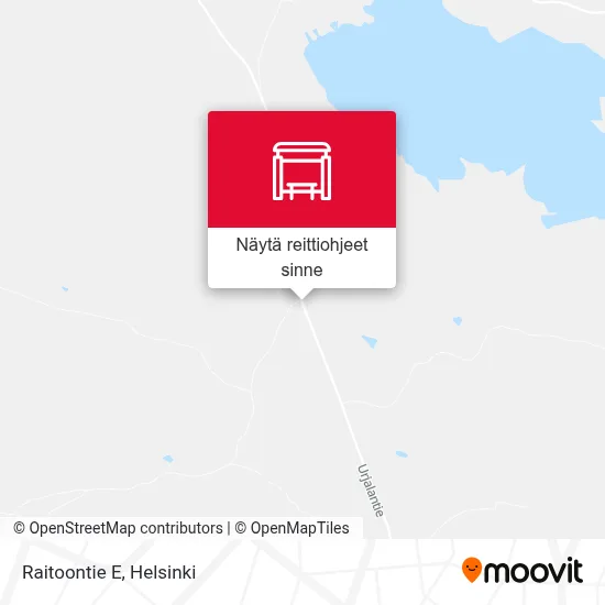Raitoontie E kartta