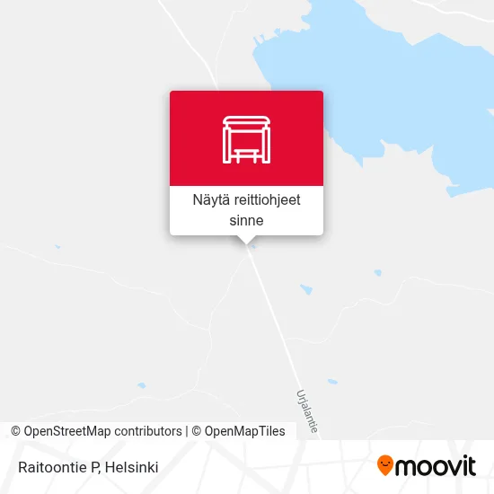 Raitoontie P kartta