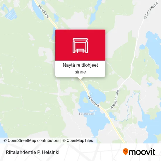 Riitalahdentie P kartta