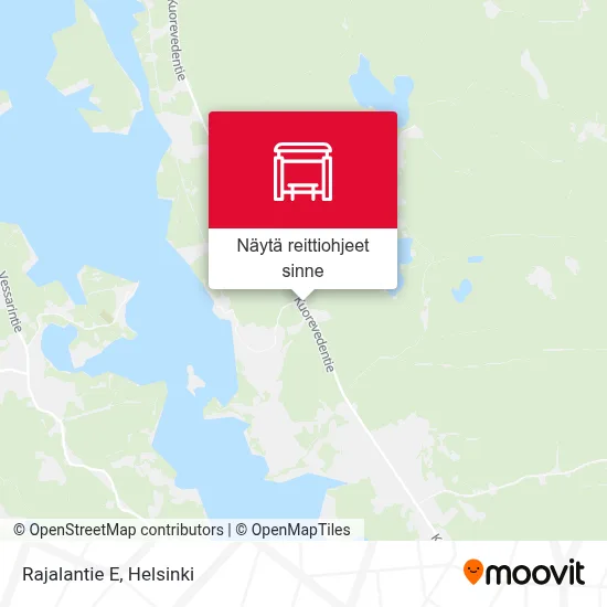 Rajalantie E kartta