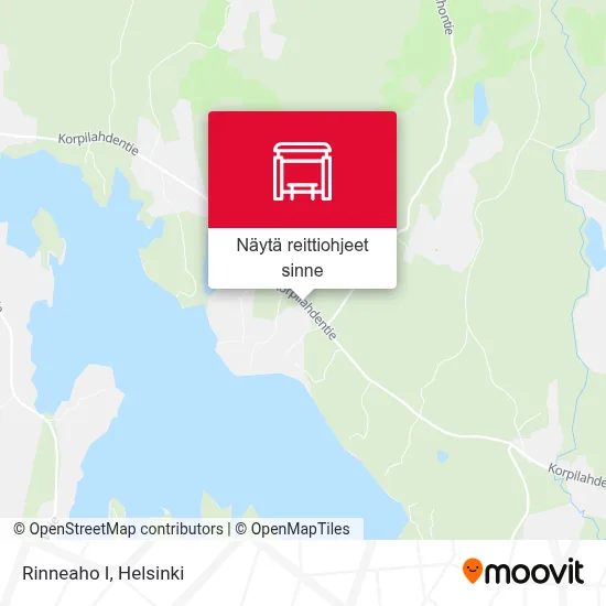Rinneaho I kartta