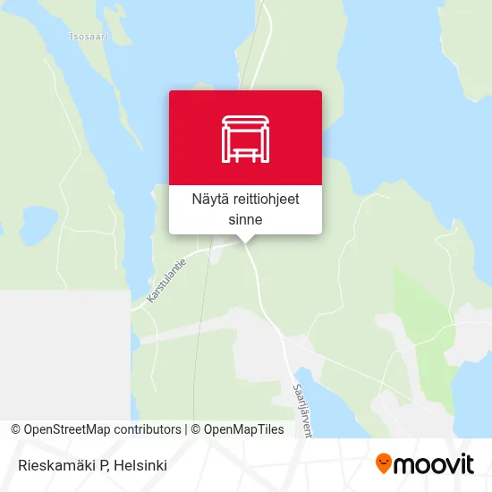 Rieskamäki P kartta