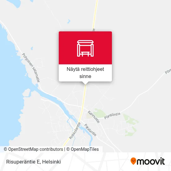 Risuperäntie E kartta