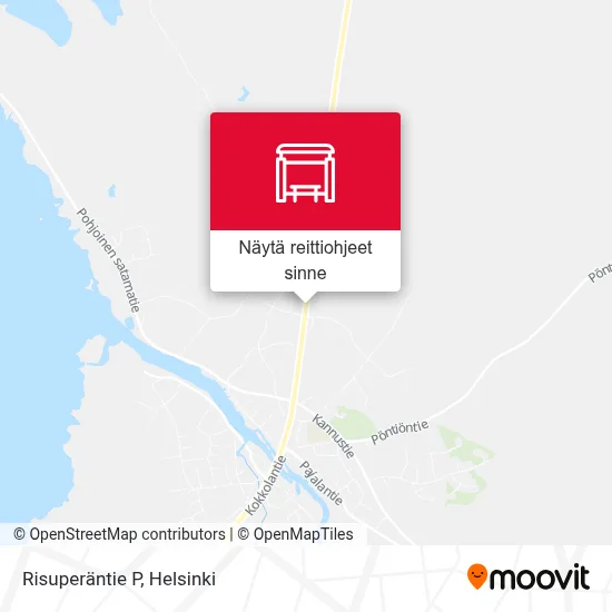 Risuperäntie P kartta