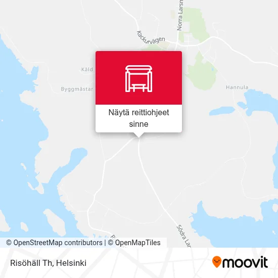 Risöhäll Th kartta