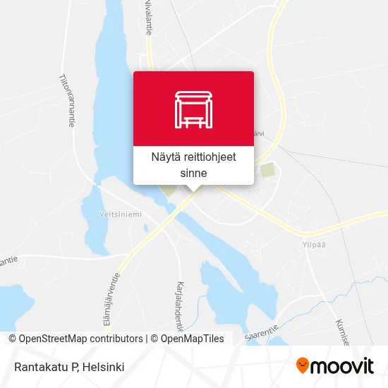 Rantakatu P kartta